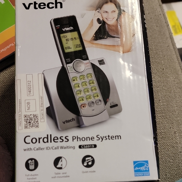 Other - VTech Silver & Black Cordless Phone System